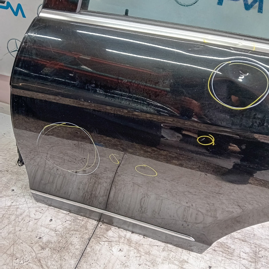 MERCEDES C-CLASS W204 SLN PASSENGER REAR DOOR NSR BLACK 2008-14 COMPLETE FMD249