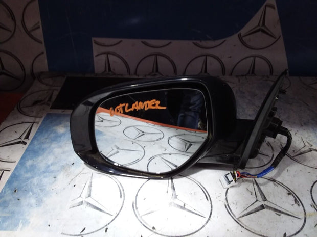 MITSUBISHI OUTLANDER 2013 DOOR MIRROR ELECTRIC PASSENGER SIDE SILVER