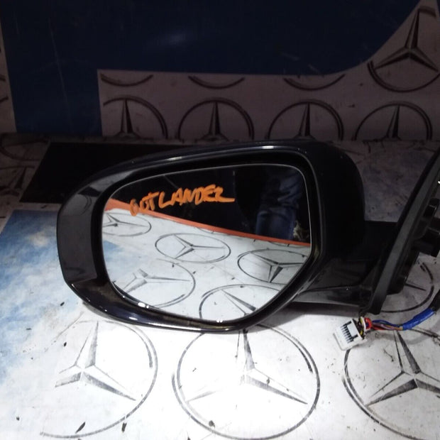 MITSUBISHI OUTLANDER 2013 DOOR MIRROR ELECTRIC PASSENGER SIDE SILVER