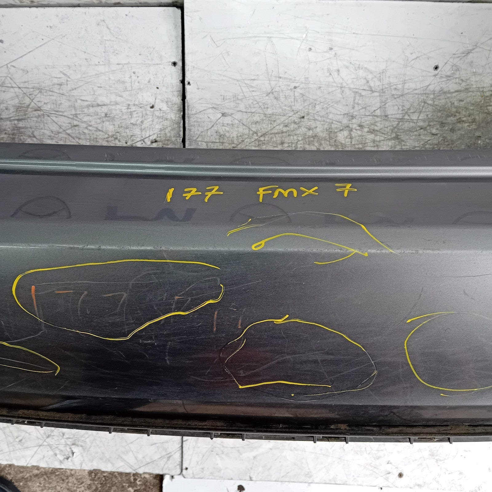 MERCEDES BENZ  A-CLASS W177 REAR BUMPER A1778804801 2018 GREY COMPLETE FMX7