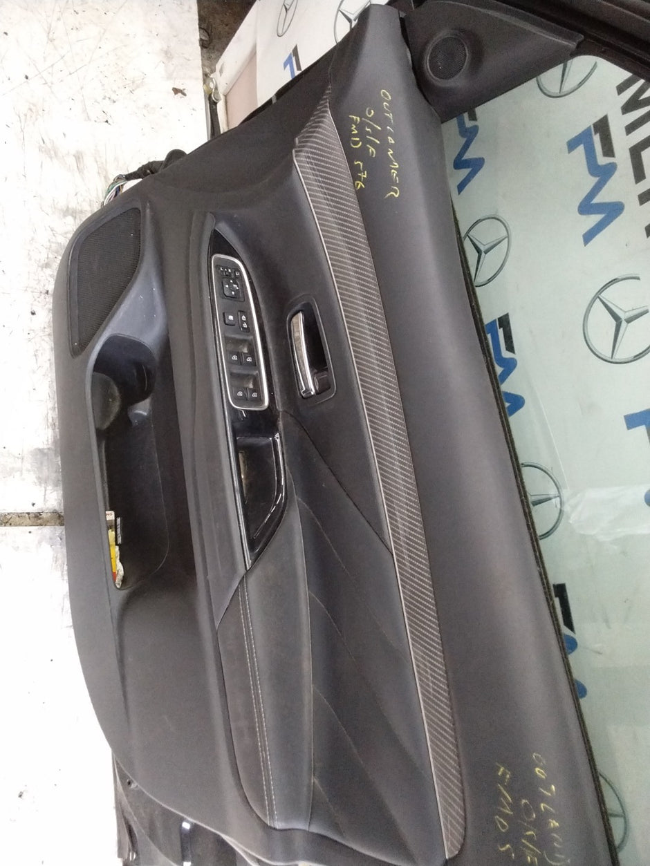 MITSUBISHI OUTLANDER DRIVER FRONT DOOR OSF BLACK  COMPLETE FMD576