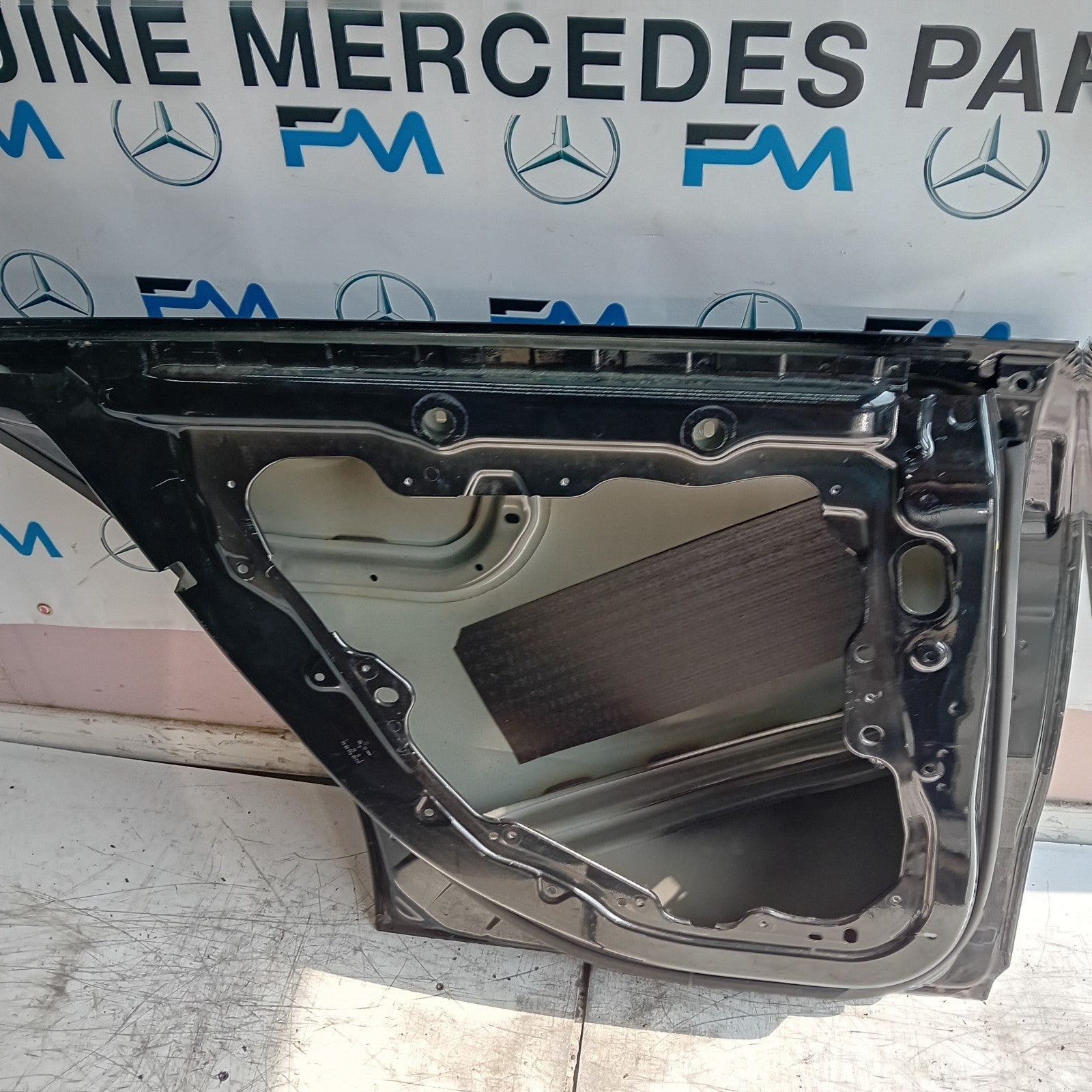 MERCEDES BENZ CLA W118 PASSENGER REAR SIDE DOOR NSR 2019 ON BLACK FMD278