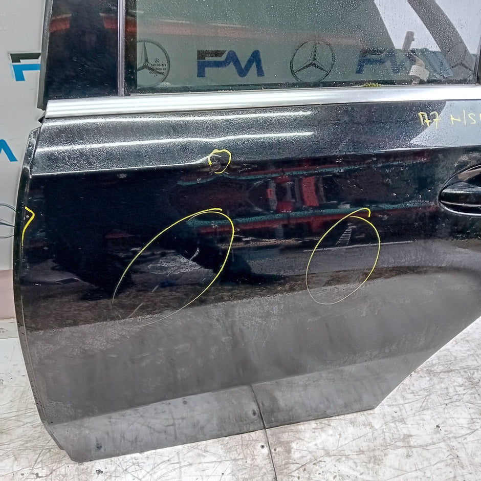 MERCEDES A-CLASS W177 PASSENGER REAR DOOR NSR BLACK 2018 ON COMPLETE FMD246