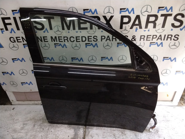 MITSUBISHI OUTLANDER DRIVER FRONT DOOR OSF BLACK  COMPLETE FMD576