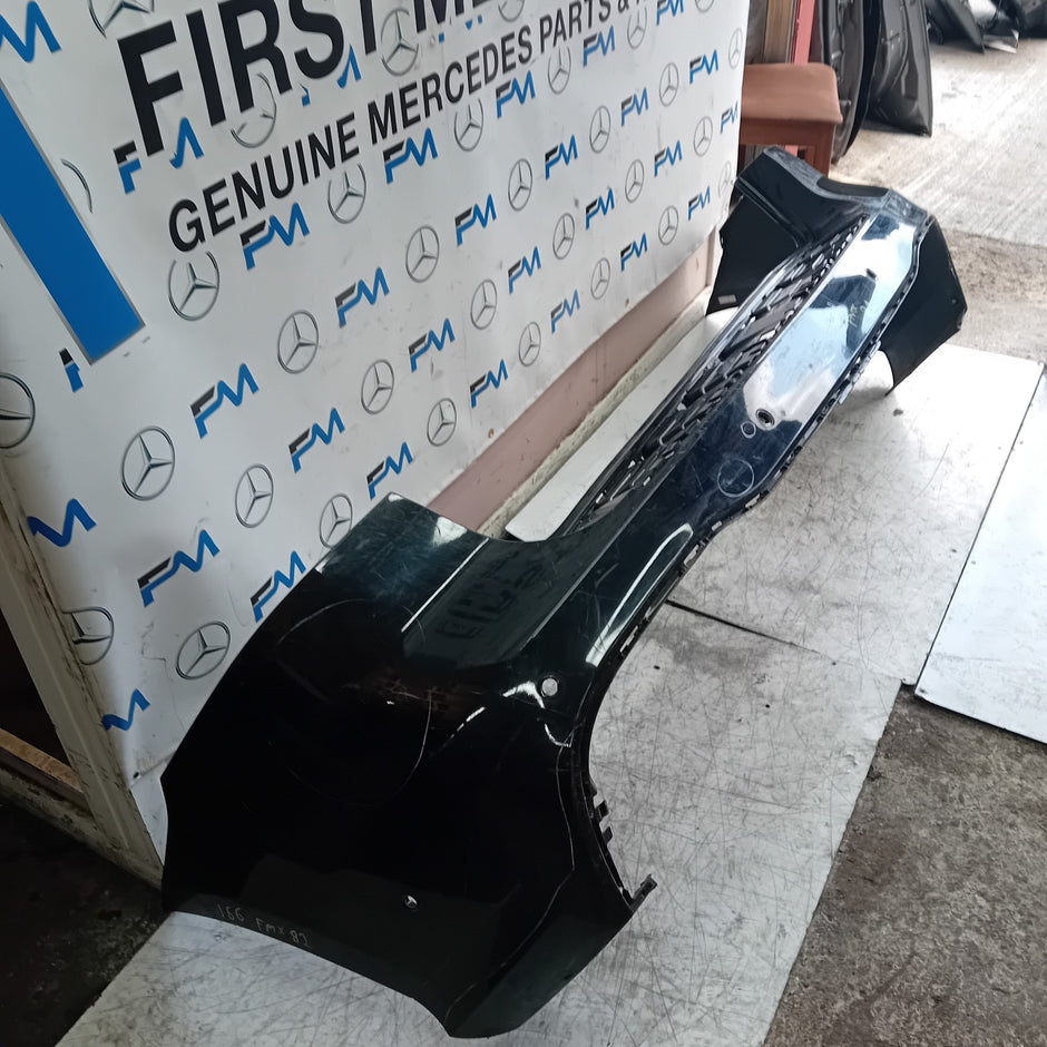 MERCEDES BENZ  GLE W166 SALOON REAR BUMPER SKIN BLACK 2016 A1668850938 FMX82