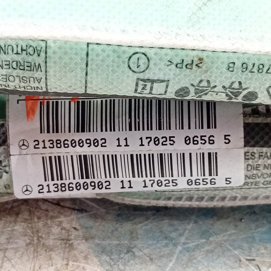 2021-2024 MERCEDES E CLASS  AIR BAG PASSENGER NEAR SIDE LEFT 2138600902 FM205