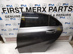 MERCEDES BENZ A-CLASS W176 PASSENGER SIDE REAR DOOR N/S/R COMPLETE BLACK FMD64