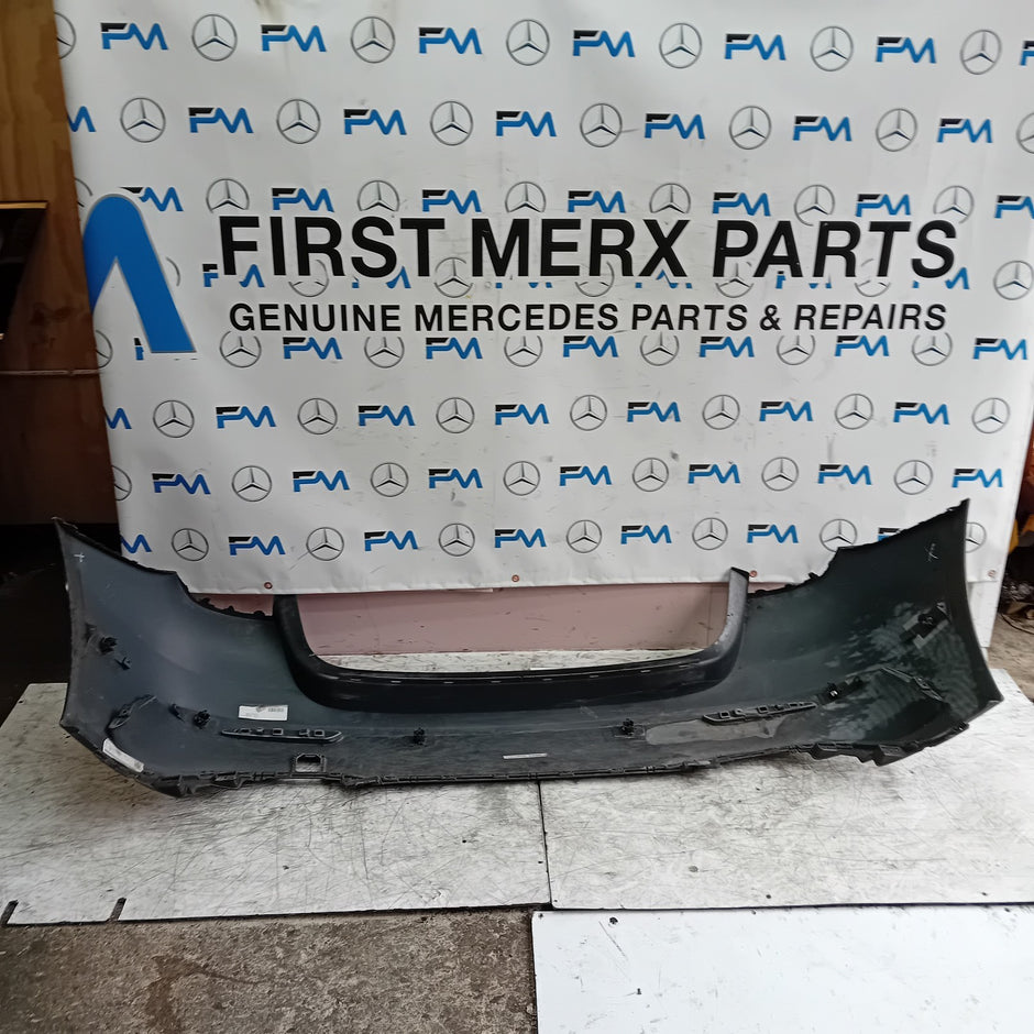 MERCEDES BENZ  A-CLASS W177 REAR BUMPER A1778804801 2018 BLACK FMX6