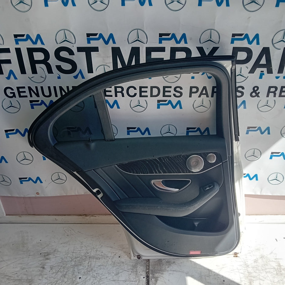 MERCEDES C-CLASS W205 COUP PASSENGER REAR DOOR NSR WHITE 2014 ON COMPLETE FMD171