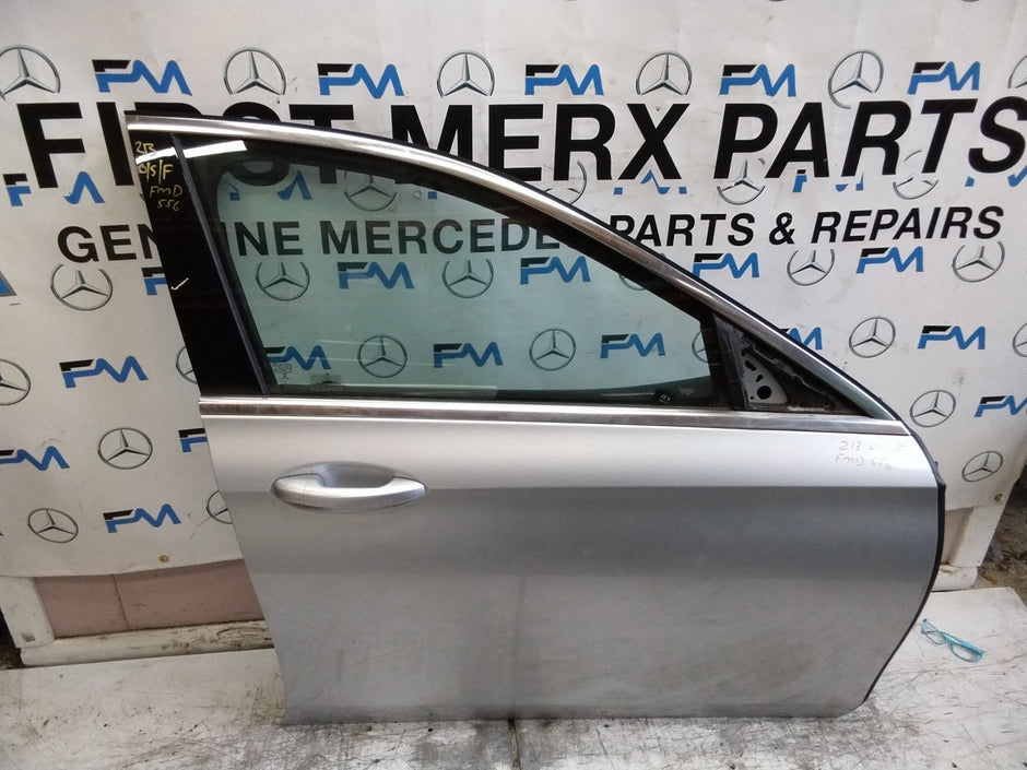 MERCEDES E-CLASS W213 SLN DRIVER FRONT DOOR OSF SILVER 2016-20 FMD556
