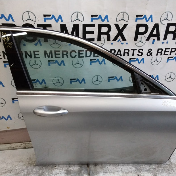 MERCEDES E-CLASS W213 SLN DRIVER FRONT DOOR OSF SILVER 2016-20 FMD556