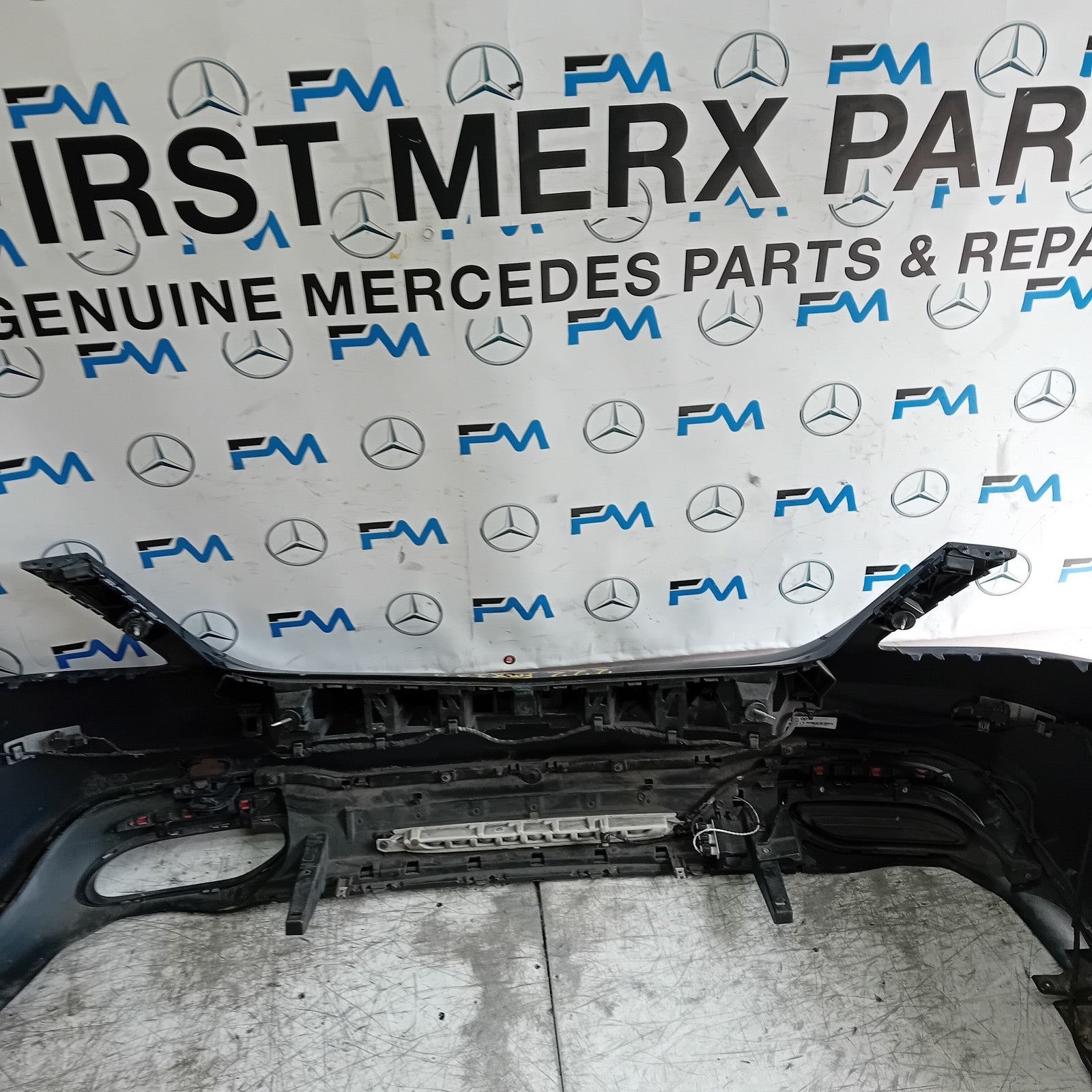 MERCEDES BENZ S-CLASS W222 SALOON REAR BUMPER BLUE 2014 ON A2228802601 FMX135