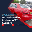MERCEDES BENZ A-SALOON  W177/BREAKING- HEAD LIGHT  ,TAIL LIGHT & WING MIRROR
