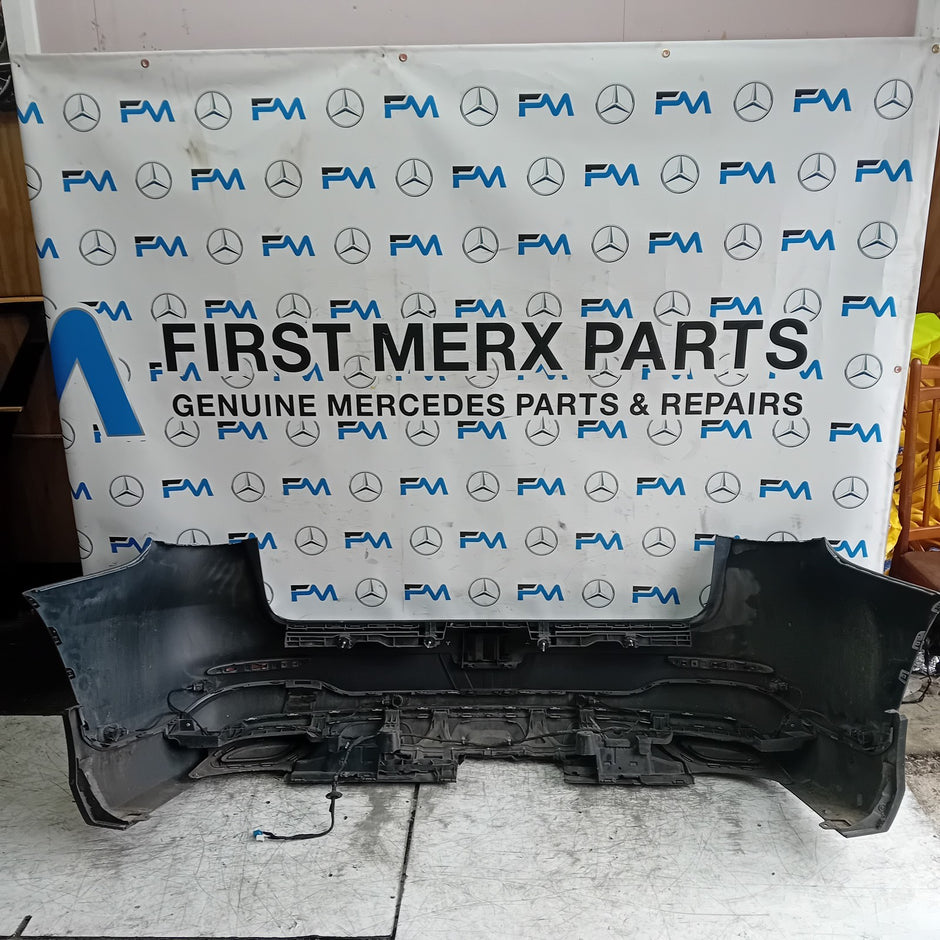 MERCEDES BENZ GLC W253 REAR BUMPER 2015 GREY COMPLETE A2538850200 FMX64