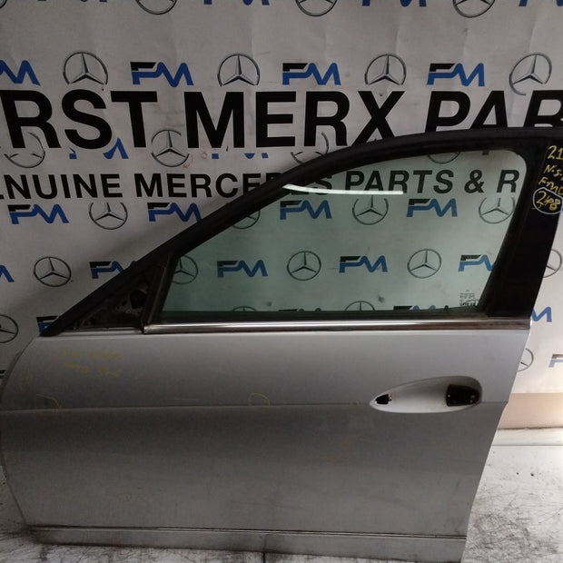 MERCEDES E-CLASS W212 SLN PASSENGER FRON DOOR NSF SILVER 2009-16 COMPLETE FMD346