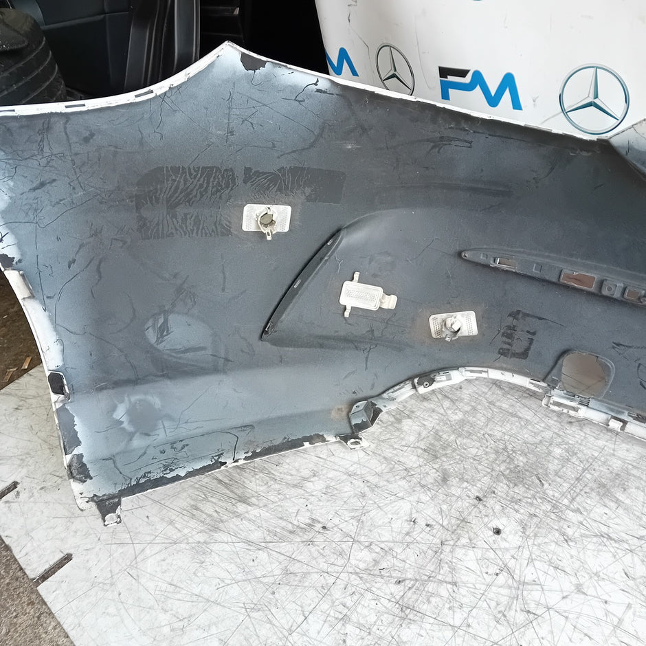 MERCEDES BENZ  C-CLASS C205 CP REAR BUMPER 2014 WHITE  COMPLETE FMX42