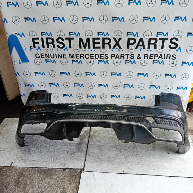 MERCEDES BENZ  GLE W166 SALOON REAR BUMPER BLACK 2016 A1668853024 FMX83