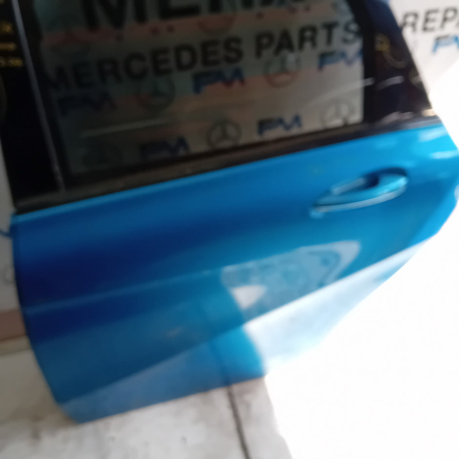 MERCEDES B-CLASS W246 PASSENGER REAR DOOR NSR BLUE 2012-19 COMPLETE FMD224