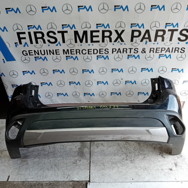 MITSUBISHI OUTLANDER MK3 REAR BUMPER BLACK 2013 COMPLETE FMX139