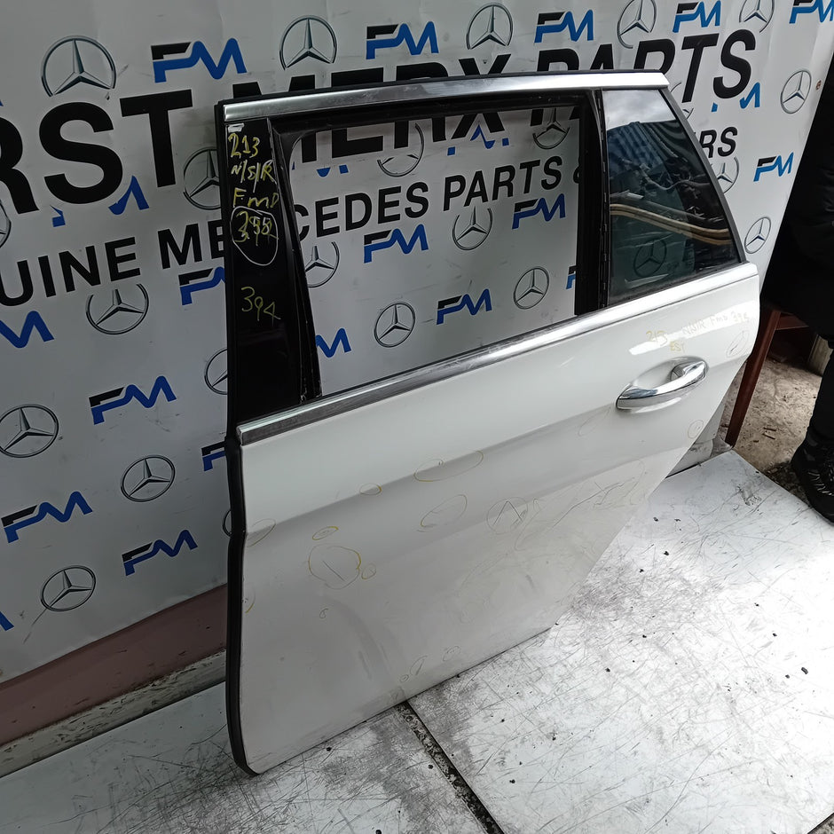 MEECEDS E-CLASS S213 EST PASSENGER REAR DOOR NSR WHITE 2016 ON  FMD394