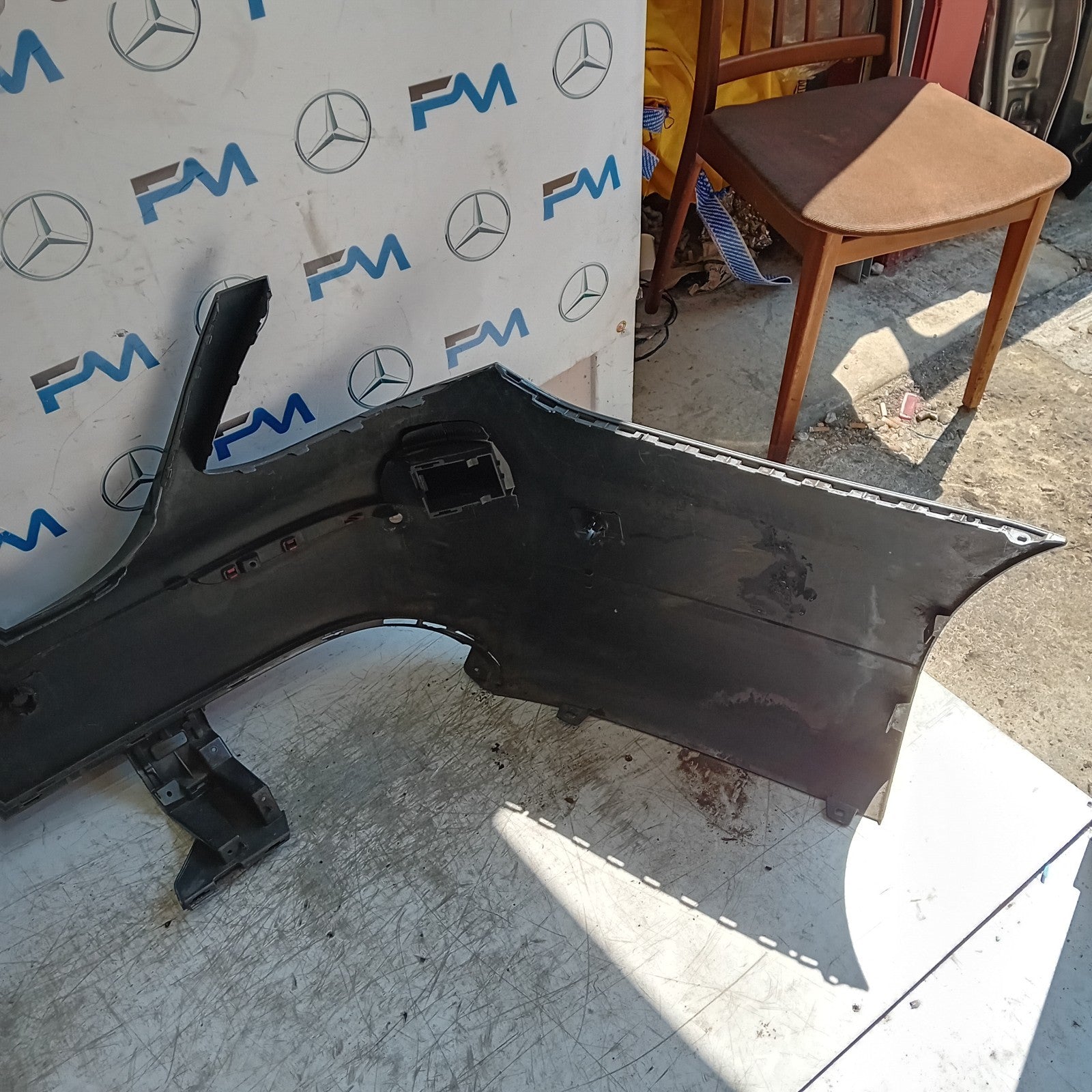 MERCEDES BENZ E-CLASS W213 SALOON GREY REAR BUMPER 2016 ON A2138850025 FMX97