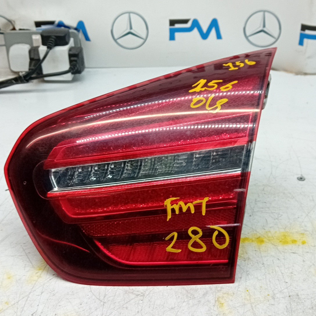 MERCEDES GLA X156 DRIVER RIGHT OS REAR INNER TAIL LIGHT A1569069000 2019 FMT280