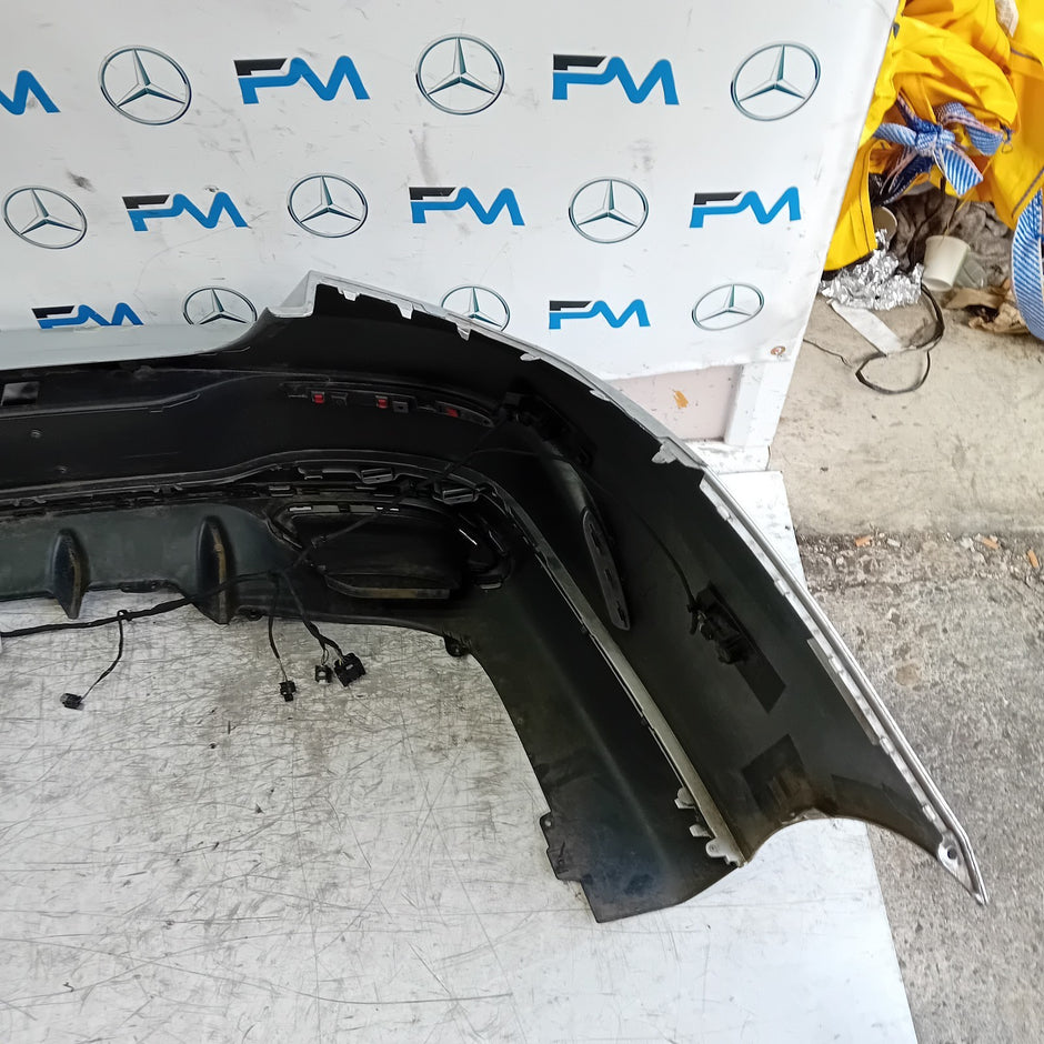 MERCEDES BENZ CLA C118 REAR BUMPER SILVER 2019 ON A1188859501 COMPLETE FMX120