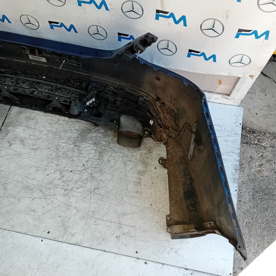 MERCEDES BENZ C-CLASS W205 REAR BUMPER BLUE 2014 A2058555738 FMX145