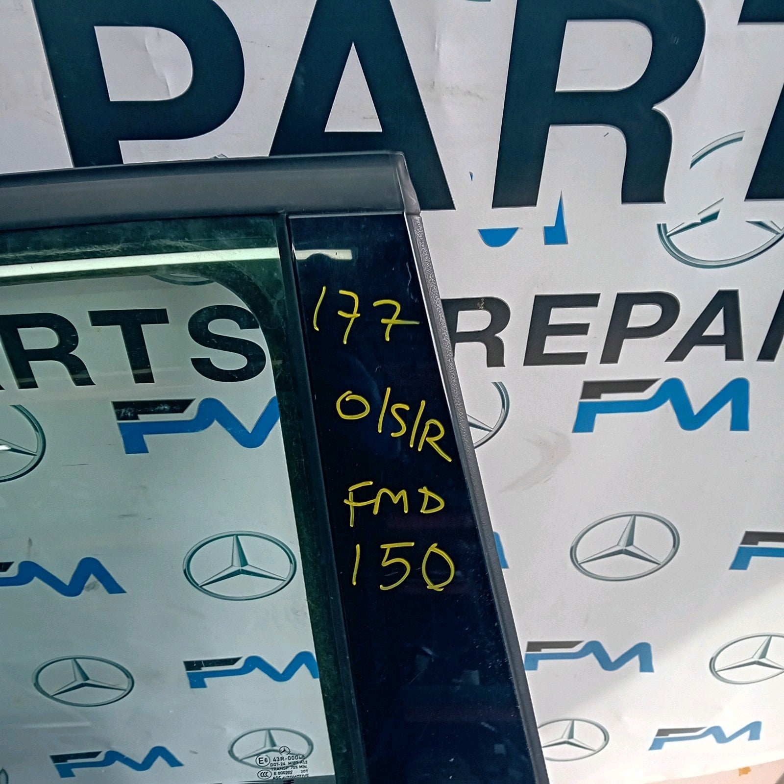 MERCEDES BENZ A-CLASS W177 DRIVER SIDE REAR DOOR O/S/R BLACK  COMPLETE FMD151