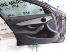 MERCEDES C-CLS W205 SLN PASSENGER FRONT DOOR NSF BLACK 2014-21 COMPLETE FMD607