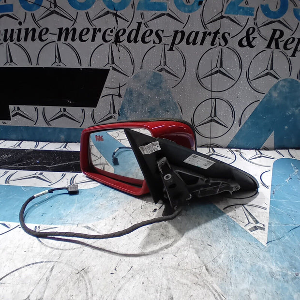 2013-2018 MERCEDES BENZ A CLASS W176 WING MIRROR PASSENGER LEFT NSF  Red & BLACK