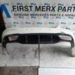 MERCEDES BENZ E-CLASS W213 SALOON REAR BUMPER WHITE 2016 A2138850001 FMX79