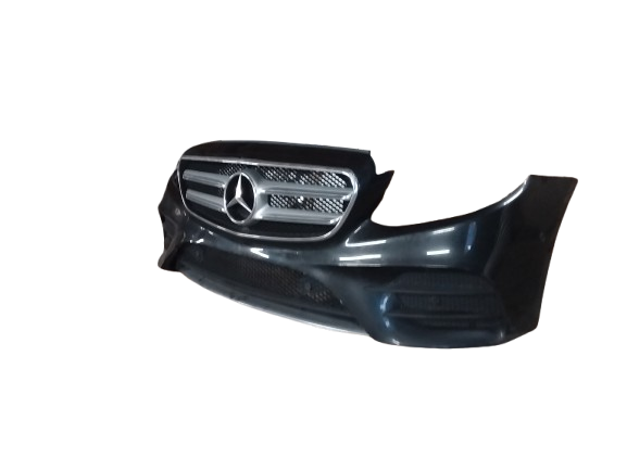 MERCEDES E CLASS W213 FRONT BUMPER COMPLETE 2017 (BLACK)