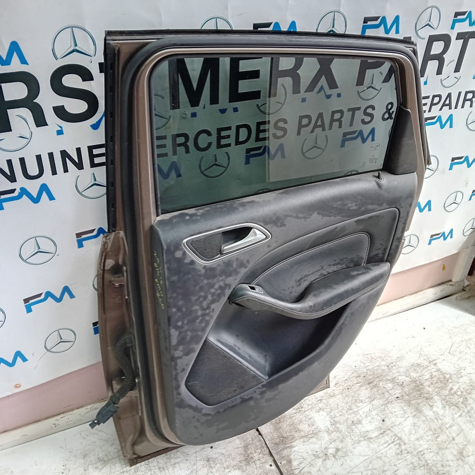 MERCEDES B-CLASS W246 DRIVER REAE DOOR OSR BROWN 2012-19 COMPLETE FMD260