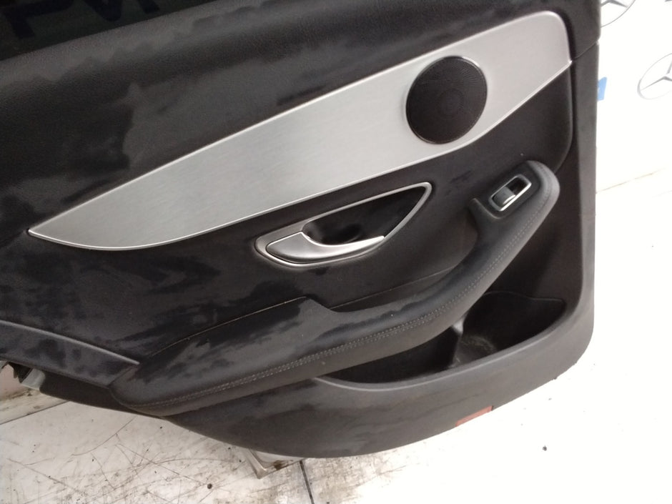 MERCEDES C-CLASS W205 SLN PASSENGER REAR DOOR NSR SILVER 2014 ON COMPLETE FMD339