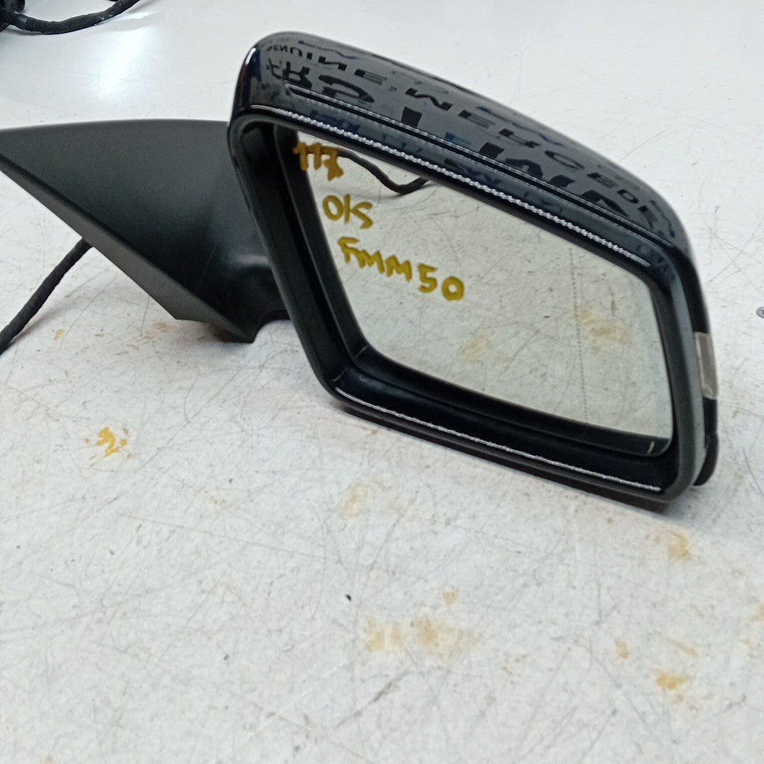 MERCEDES CLA W117 DRIVER SIDE WING MIRROR BLACK A1178102019 PL 2013-19 FMM50