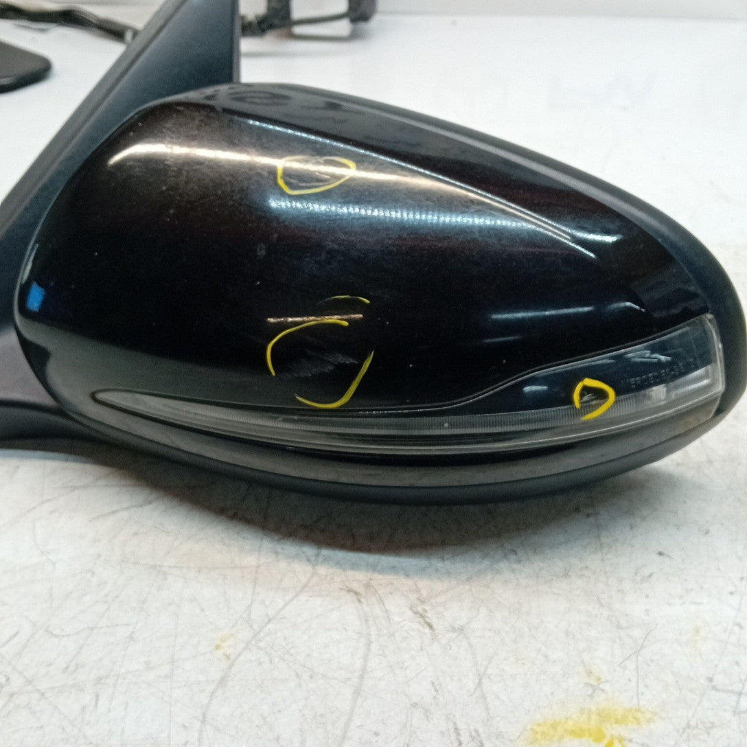 MERCEDES C-CLASS W205 PASSENGER  WING MIRROR NSF BLACK 2014 PL A2058101916 FMM64