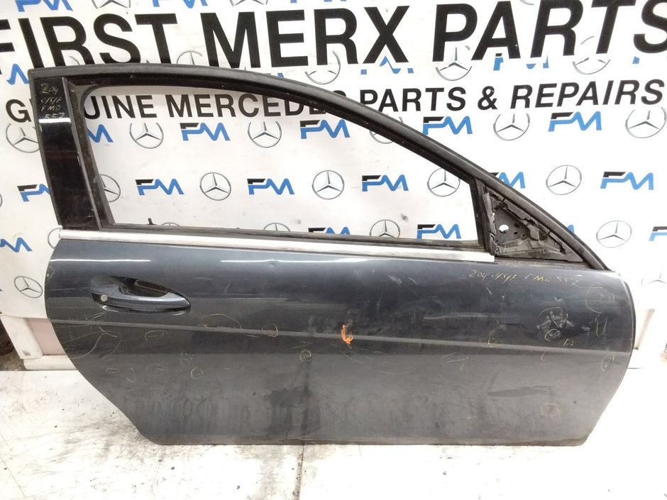 MERCEDES BENZ  C-CLASS W204 SLN DRIVER FRONT DOOR OSF GREY 2008-14 FMD557
