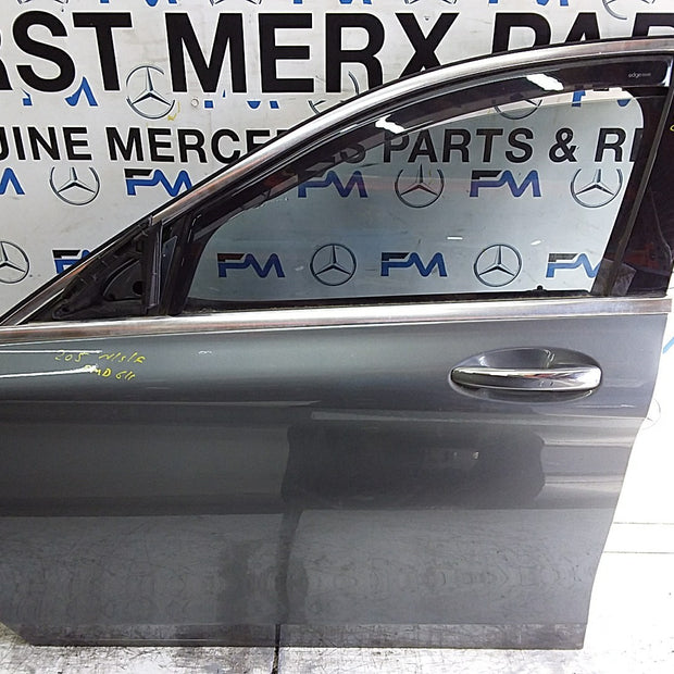 MERCEDES C-CLS W205  SLN PASSENGER FRONT DOOR NSF GREY 2014 ONWARDS  FMD611