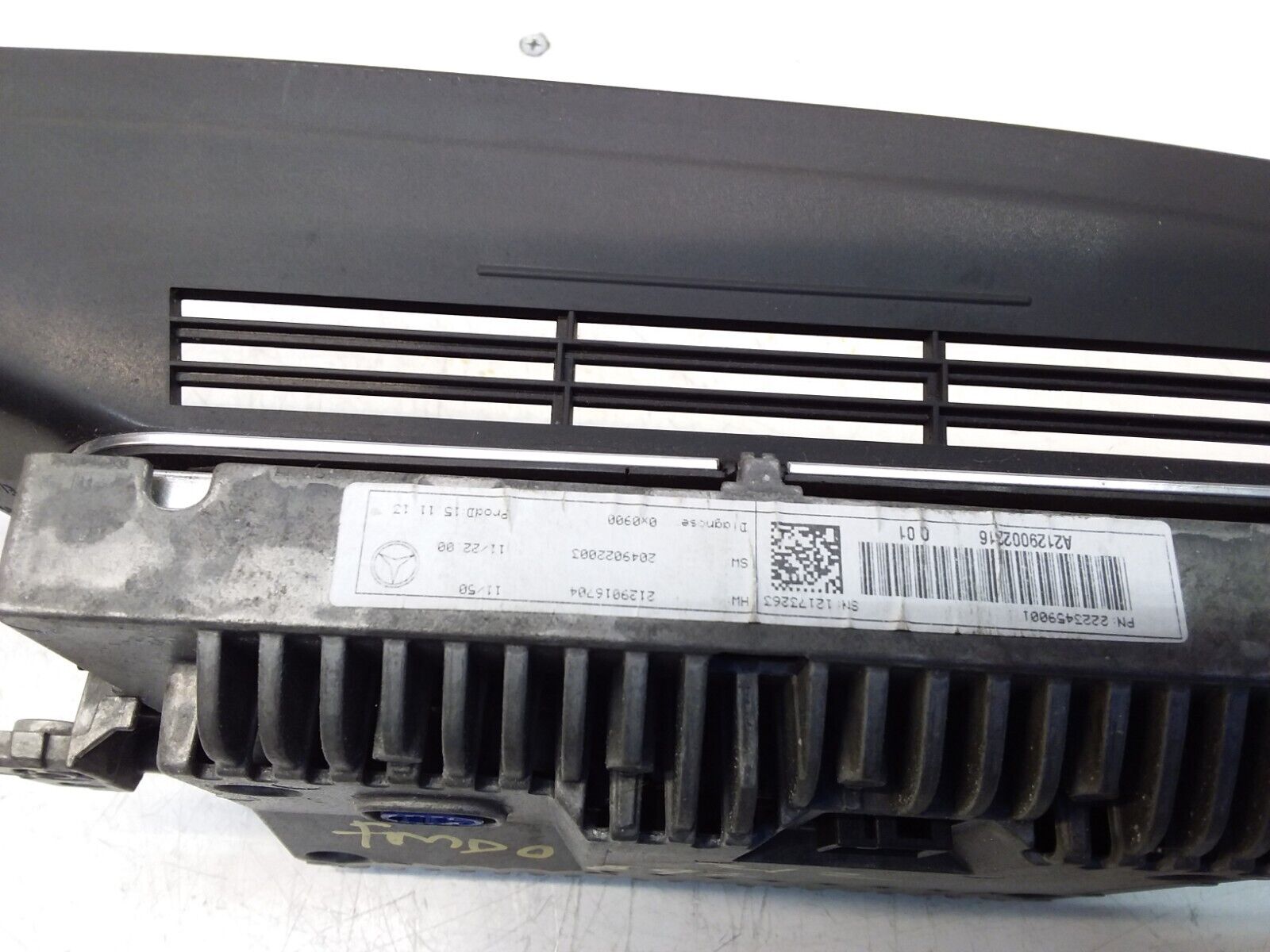 MERCEDES E-CLASS W212 2013 SAT NAV MULTIMEDIA SCREEN A2129002216 FM00697