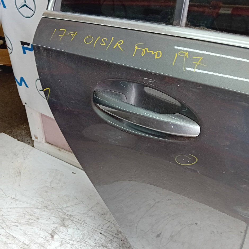 MERCEDES BENZ A-CLASS W177 DRIVER REAR DOOR OSR GREY 2018 ON COMPLETE FMD197
