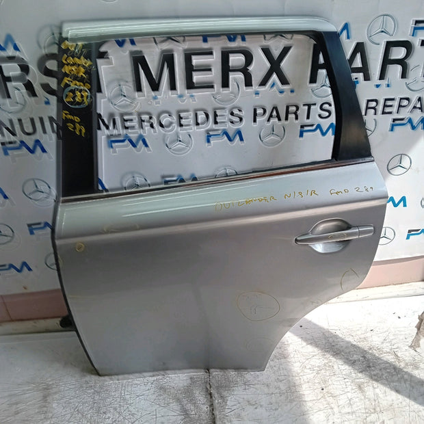 MITSUBISHI OUTLANDER MK3 PASSENGER SIDE REAR DOOR NSR SILVER FMD289 