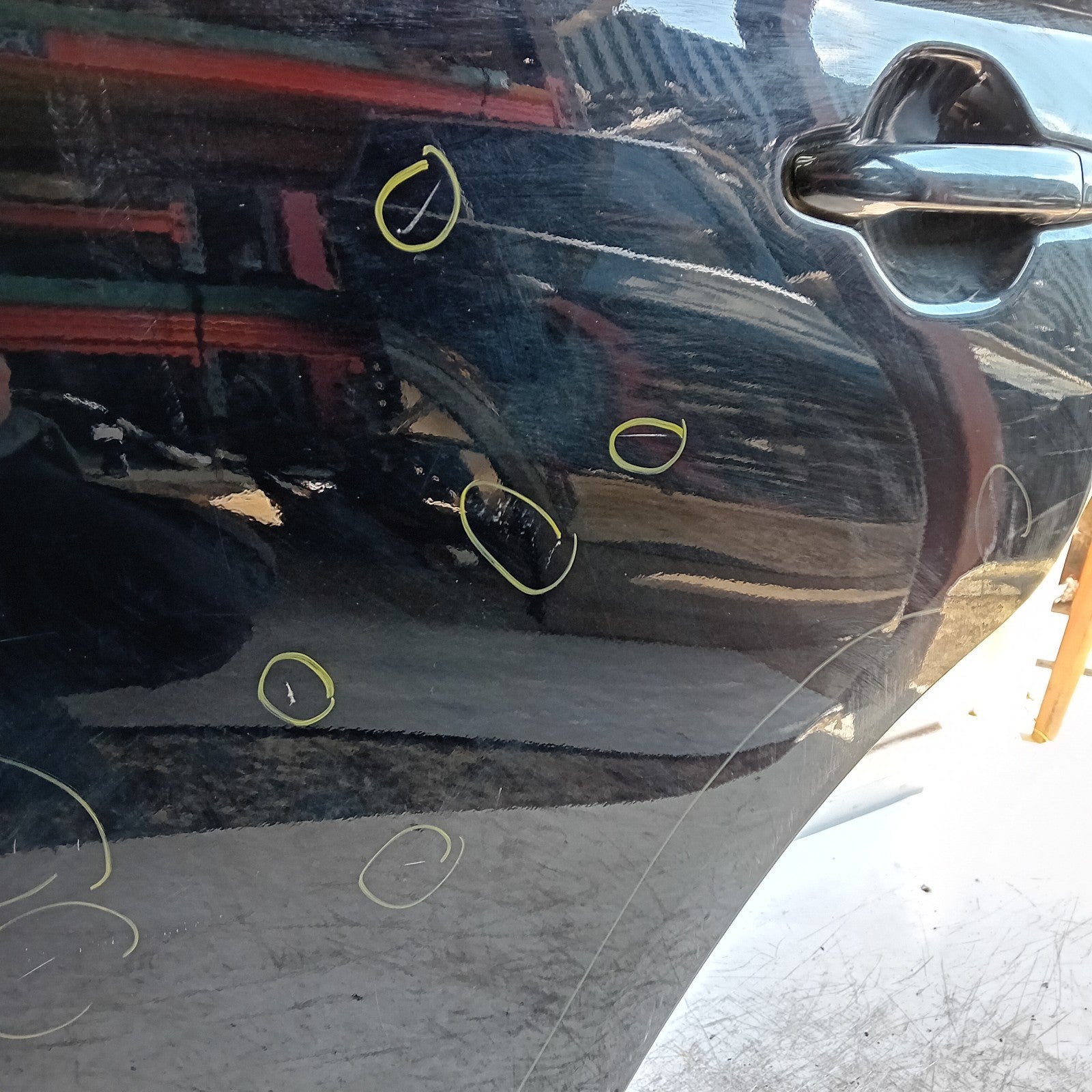 MITSUBISHI OUTLANDER MK3 PASSENGER REAR DOOR NSR 2013 BLACK FMD498