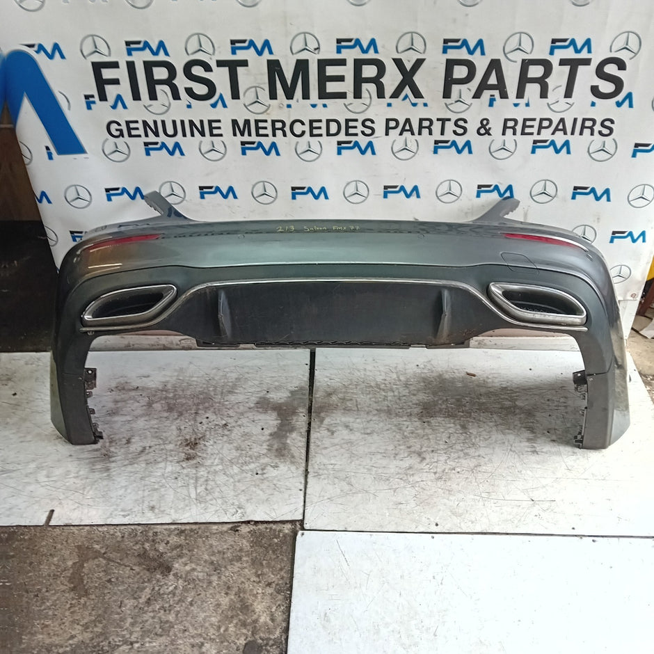 MERCEDES BENZ E-CLASS W213 SALOON REAR BUMPER GREY 2016 ON A2138850001 FMX77
