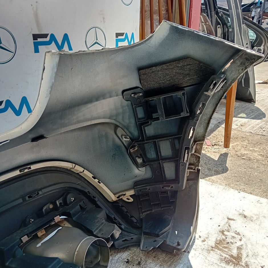 MERCEDES BENZ GLA X156 AMG WHITE REAR BUMPER 2014-19 A1568852825 COMPLETE FMX99