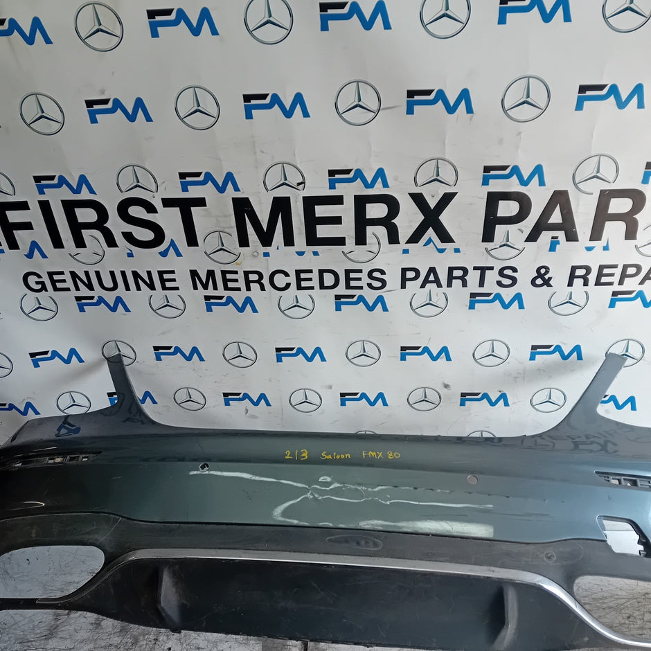 MERCEDES BENZ  E-CLASS W213 SALOON REAR BUMPER GREY 2016 A2138850001 FMX80