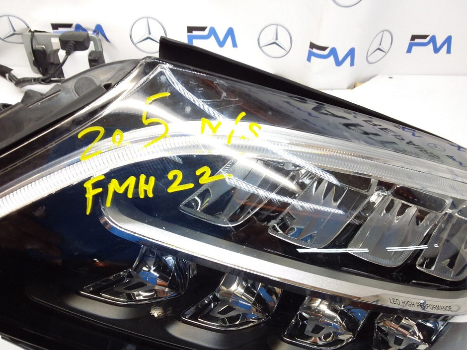 2019 MERCEDES C-CLASS W205 N/S Passenger Side Front Headlight A20539062506 FMH22