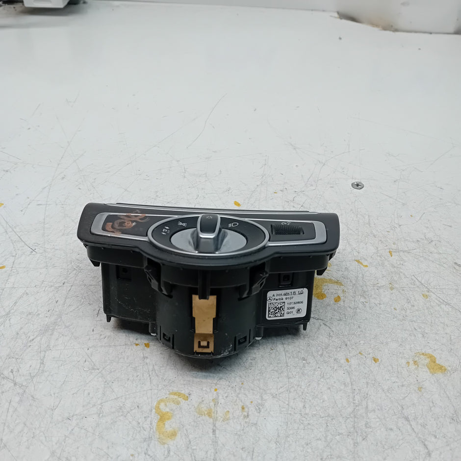 MERCEDES C-CLASS W205 HEADLIGHT CONTROL SWITCH 2014 A2059051891 FM001191