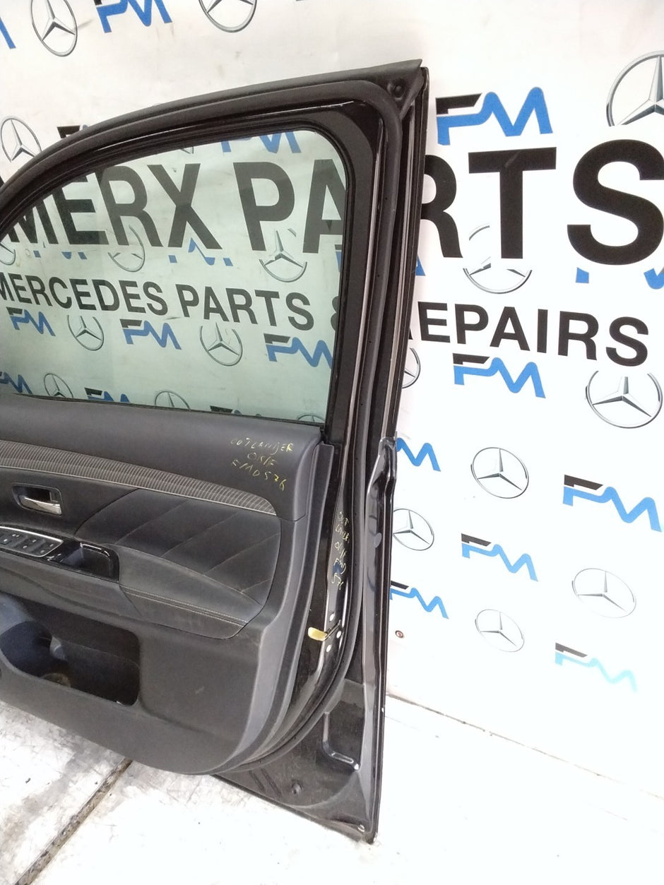 MITSUBISHI OUTLANDER DRIVER FRONT DOOR OSF BLACK  COMPLETE FMD576
