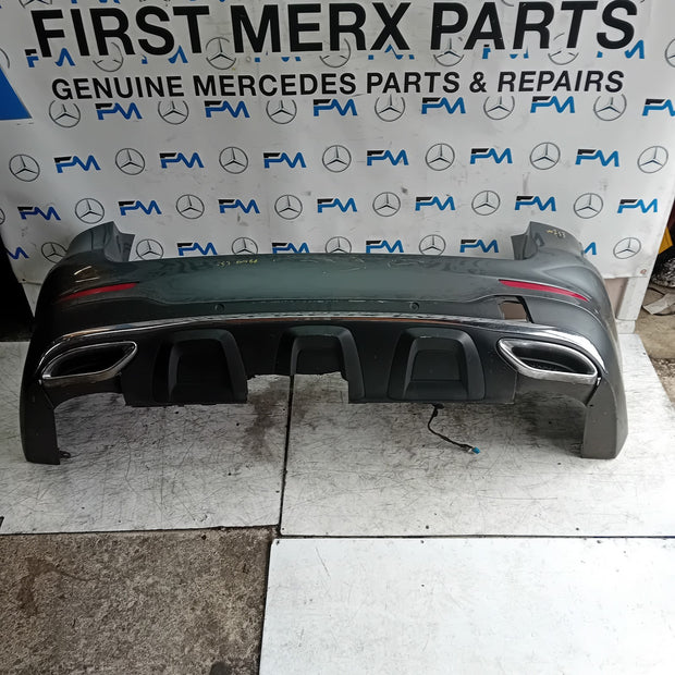 MERCEDES BENZ GLC W253 REAR BUMPER 2015 GREY COMPLETE A2538850200 FMX64
